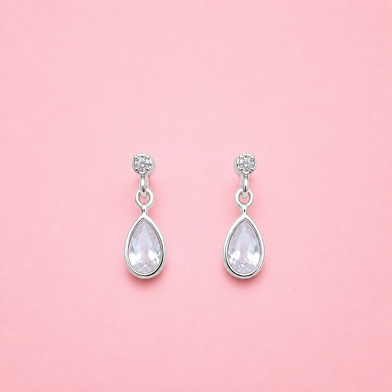Brinco Gota Cristal