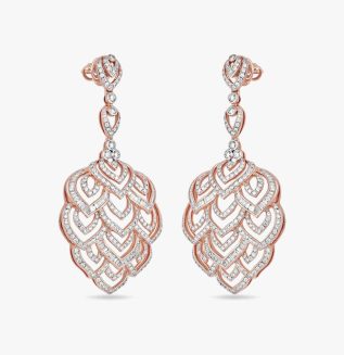 Verdant Splendour Diamond Dangle Earrings